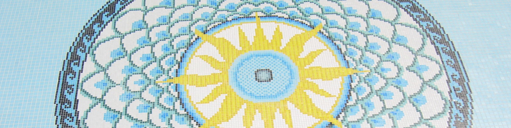 Pool Mosaik Sonne