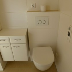 Bad 9 WC Abmauerung
